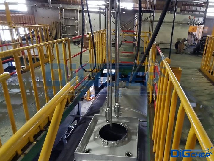 公路罐車高壓水自動清洗機構